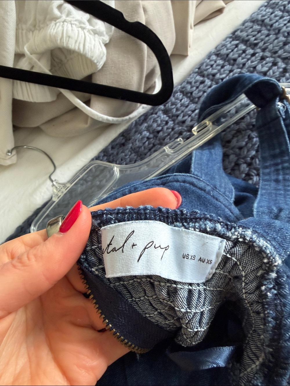 Corset denim midi dress - Picture 3 of 3